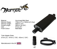 Load image into Gallery viewer, Hornet Exhaust Universal Centre Box Silencer