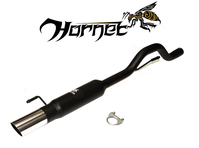 Vauxhall Corsa E - 1.2, 1.4 | Hornet Exhaust Sports Race Bomb - Slash Cut Tailpipe