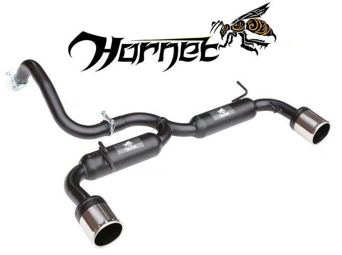Abarth 595 1.4T (2008 - 2020) - Hornet Exhaust Rear Race System Dual 4